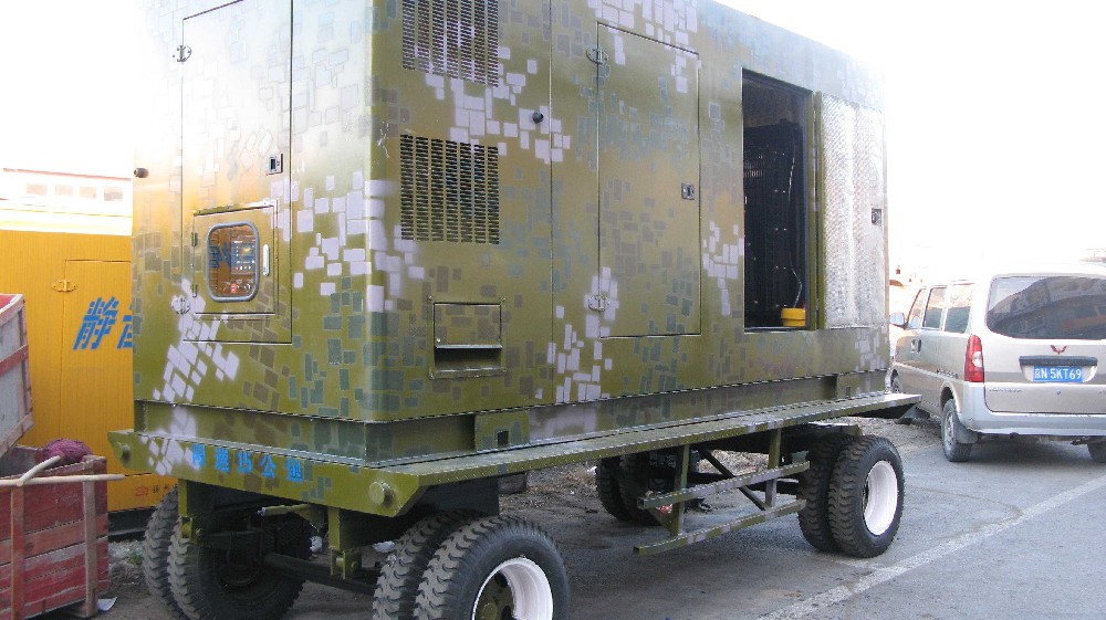 发电机组移动静音箱